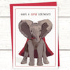 happy birthday cards, Elephant birthday card for friends, happy birthday card
