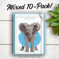 Tutu Greeting Card Mixed 10-Pack