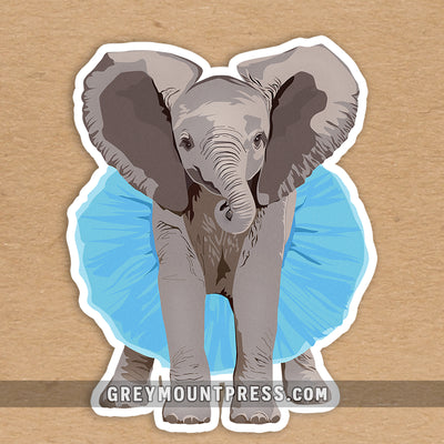 Elephant Magnet: Tutu Elephant