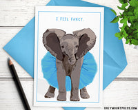 Funny elephant card for friend, Funny Cards for Friends