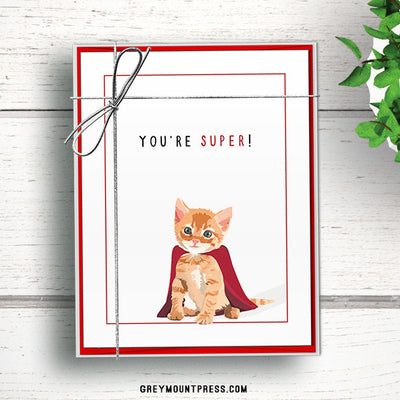 cat notecard sets, Cat thank you notes. Blank thank you cards. Notecards.