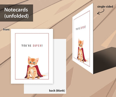 cat notecard sets