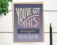 funny encouragement cards, Encouragement card for friends