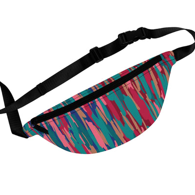 Colorful fanny pack, slim fanny pack, flat fanny pack, magenta fanny pack