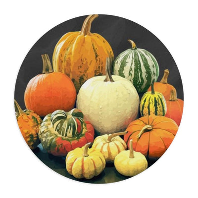 Autumn Pumpkins Mouse Pad (two shapes)