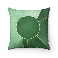 green throw pillow, emerald throw pillow