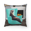 Otter Throw Pillow.