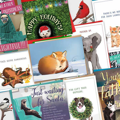 Holiday: 15-Pack Chickadees Card