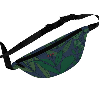 Dark Floral Fanny Pack, Fanny pack with floral design, flower fanny pack