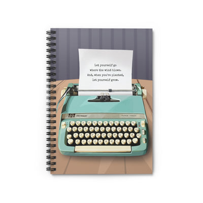 Biblio Typewriter on Table Notebook