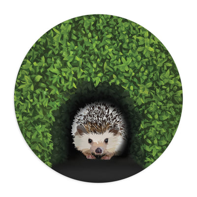 Round Hedgehog mouse pads. Hedgehog mouse pad for desk and office.