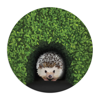 Round Hedgehog mouse pads. Hedgehog mouse pad for desk and office.