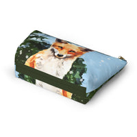 Fox Stand-Up Zip Pouch