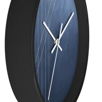Moods in Blue-Gray Wall Clock