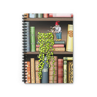 gnome notebook, gnome notebooks, gifts for book lovers, gnome spiral notebook, gnome note book