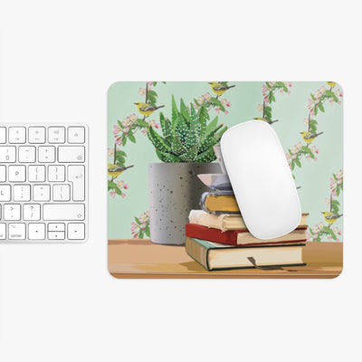 Biblio Teacup #3 Mouse Pad (two shapes)