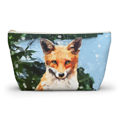 Fox Stand-Up Zip Pouch