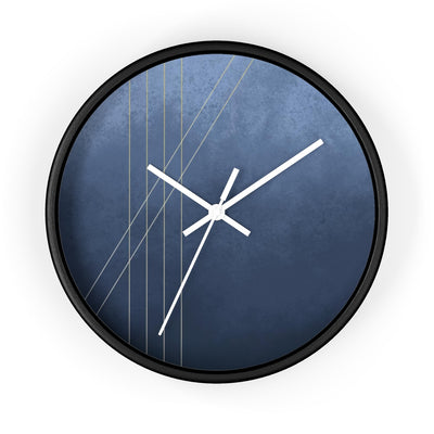 Moods in Blue-Gray Wall Clock