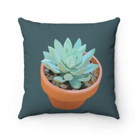 Succulent throw pillow