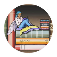 Bookworm Fairy Mouse Pad (two shapes)