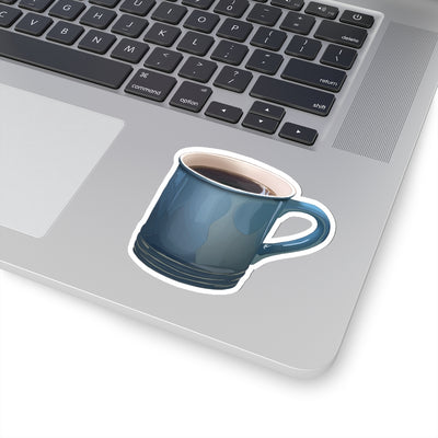 Biblio: Coffee Mug Sticker