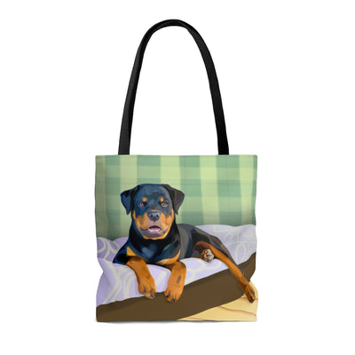 Rottweiler Heavyweight Canvas Tote Bag