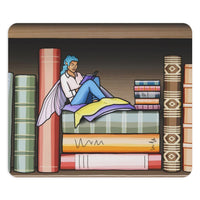 Bookworm Fairy Mouse Pad (two shapes)