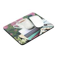 Biblio Teacup & Typewriter Mouse Pad (two shapes)