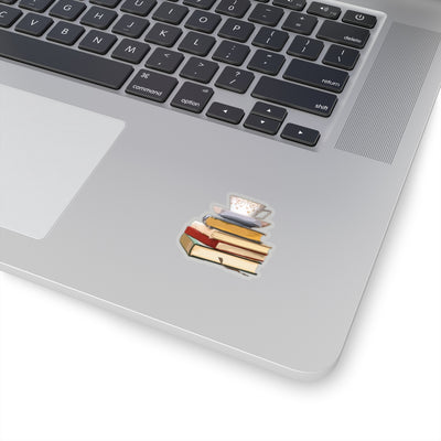 Biblio: Tea and Book Love Teacup Sticker