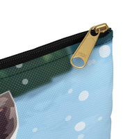 Fox Flat Zip Accessory Pouch