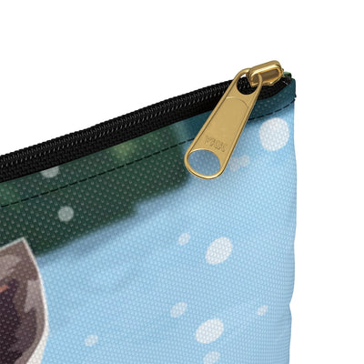Fox Flat Zip Accessory Pouch