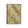 Cheetah print notebook