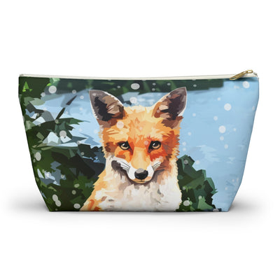 Fox Stand-Up Zip Pouch