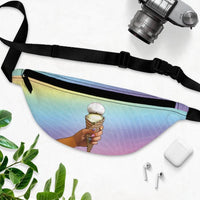 Ice Cream Fanny Pack, Fanny pack for summer with ice cream design