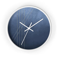 Moods in Blue-Gray Wall Clock