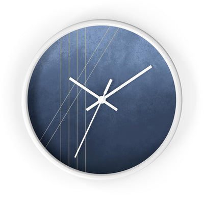 Moods in Blue-Gray Wall Clock