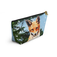 Fox Stand-Up Zip Pouch