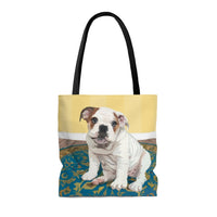 English bulldog tote bags, dog tote bag