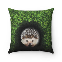 Hedgehog throw pillow