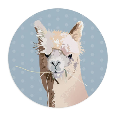 Alpaca mouse pad, cute mouse pads with designs, unique mouse pads, alpaca mouse pads