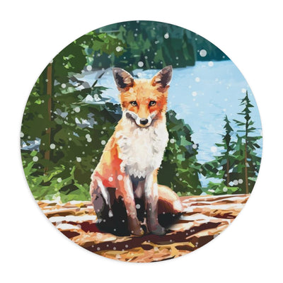 Mousepad with fox design