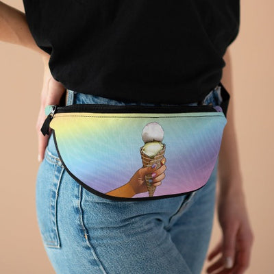 Ice Cream Fanny Pack. Fanny pack for summer with ice cream design.