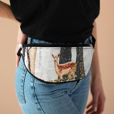 Deer Fanny Pack. Fanny pack with deer design. Deer waist pack.