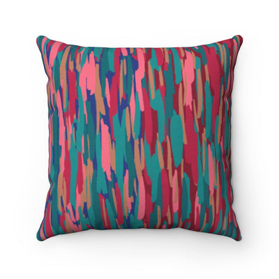 Vibrance colorful throw pillow