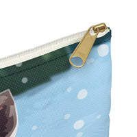 Fox Flat Zip Accessory Pouch