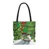 winter wonderland tote bag, tote bag for christmas